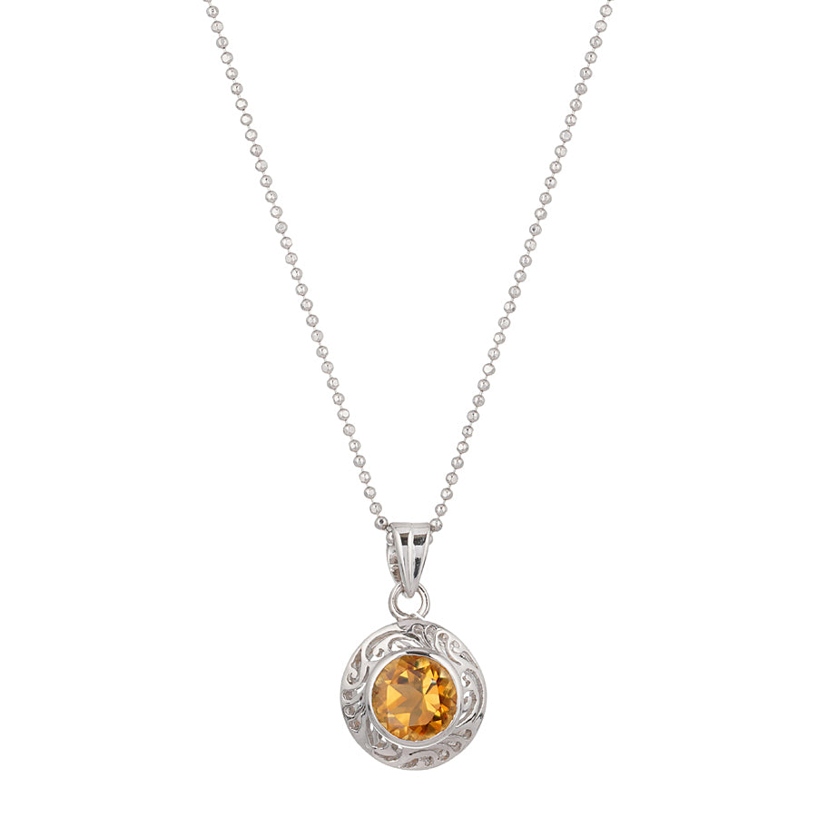 5.50ct Imperial Topaz Necklace — The Gem Vault