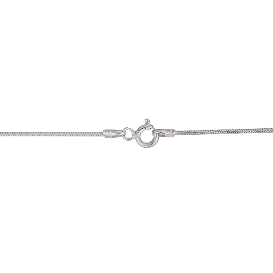 Sterling Silver Sapphire & Diamond Pendant