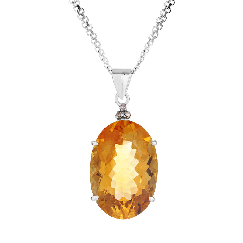 AAA Golden Topaz Necklace-genuine Yellow Topaz Birthstone Pendant-topaz  Vintage Pendant-925 Solid Sterling Silver - Etsy